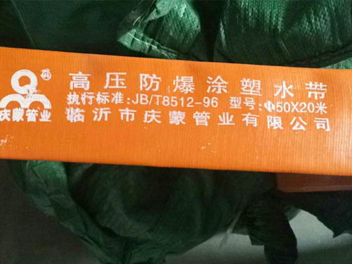 白色高压防爆水带图片 郯城高压防爆水带图片 庆蒙软管 查看