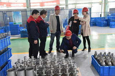 中装协全装修分会赴银羊不锈钢管业参观调研