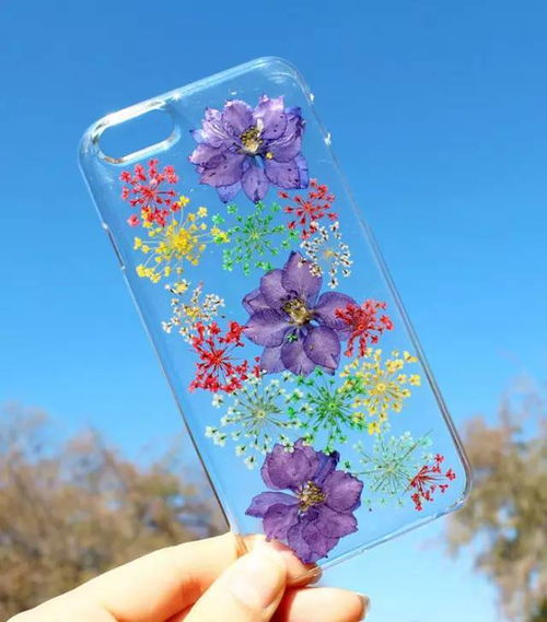 鲜花做的手机壳,好想要